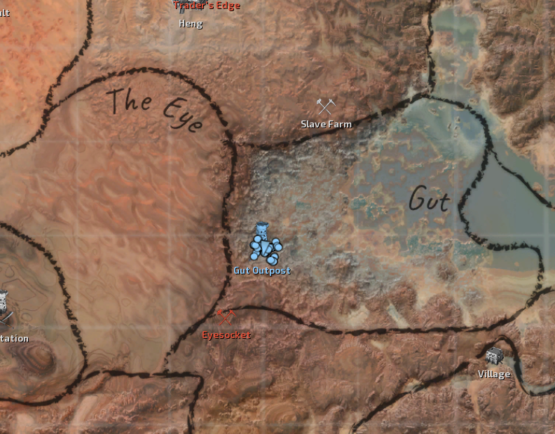 Gut Base Map Location